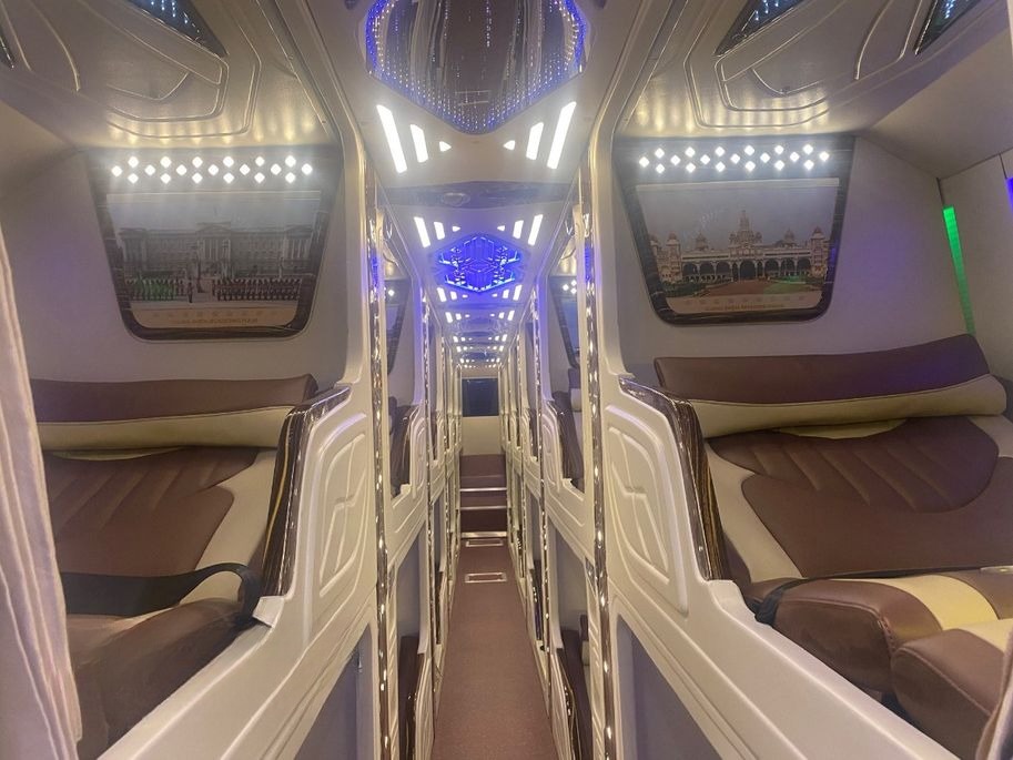 Xe Thiện Thành Limousine Giường nằm Tiện ích Nội thất Limousine 24 phòng