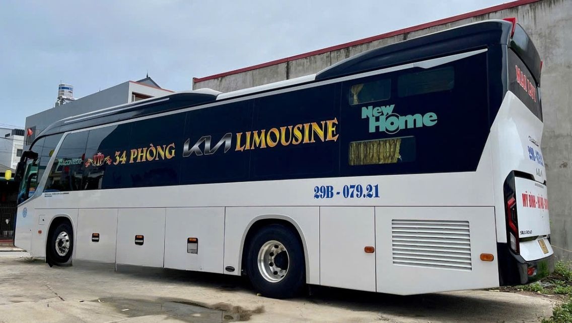 Xe Mai Luy (Cao Bằng) Mặt sau xe Bên hông xe Sơ đồ 34 chỗ