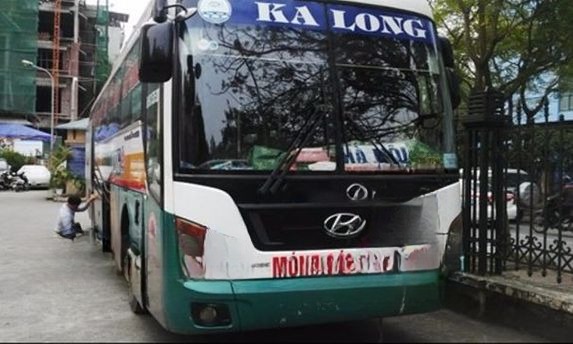 Xe Ka Long Mặt trước xe Giường nằm 45 chỗ