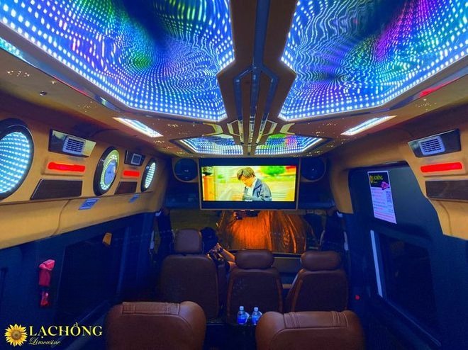 Xe Lạc Hồng Limousine Tiện ích Nội thất 