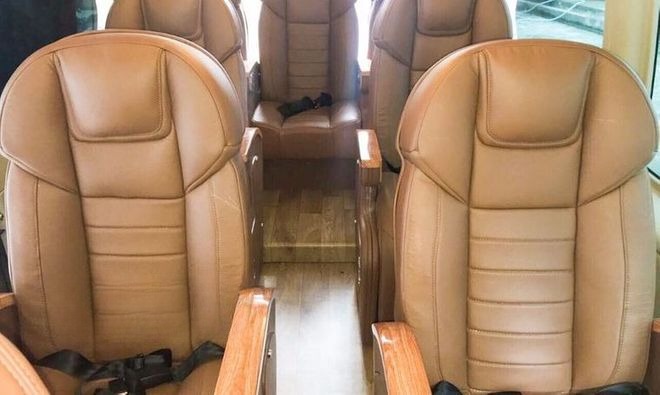 Xe Tân Quang Dũng Limousine Ghế ngồi Nội thất Limousine 9 chỗ VIP