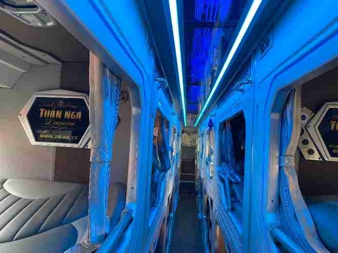 Xe Tuấn Nga (Kiên Giang) Giường nằm Tiện ích Nội thất Limousine 24 Phòng