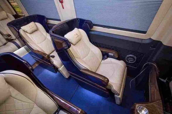 Xe Phúc Lộc Thọ Limousine Ghế ngồi Nội thất Tiện ích Limousine 12 chỗ