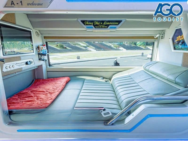Xe An Bình (Quảng Bình) Giường nằm Tiện ích Limousine 22 cabin (WC)