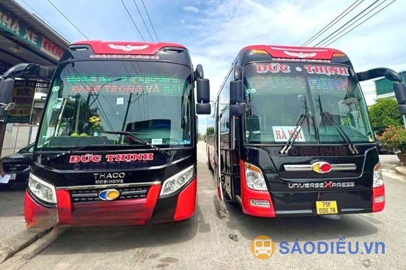 Xe Đức Thịnh - Huế Mặt trước xe Limousine 32 phòng WC