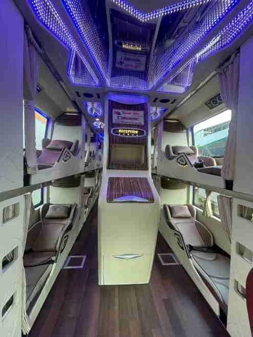 Xe Lovabus Giường nằm Nội thất Tiện ích Giường nằm 34 phòng