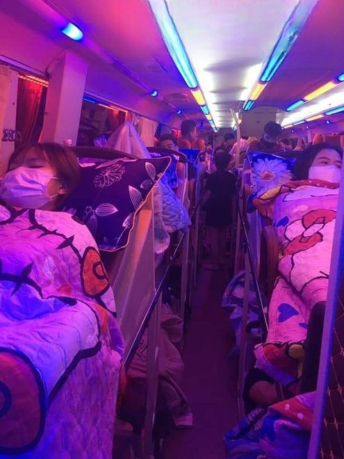Xe An Tiến Phát Giường nằm Nội thất Tiện ích Giường nằm 40 chỗ