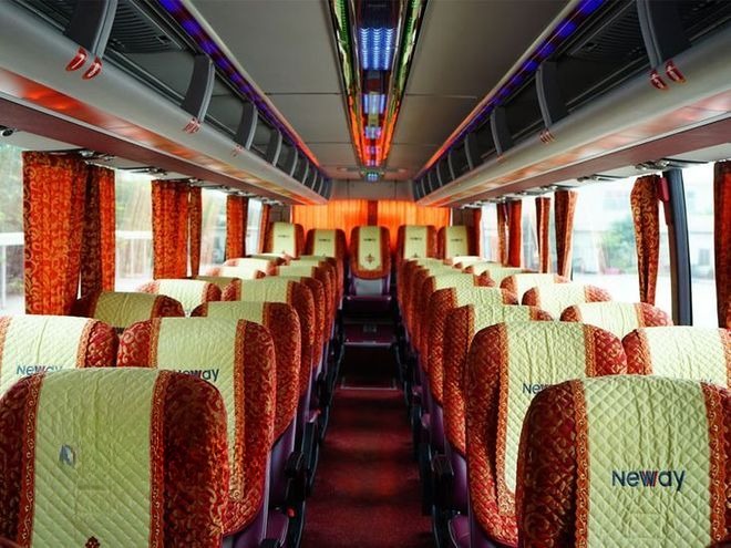 Xe Newway Ghế ngồi Nội thất Tiện ích Ghế ngồi 45 chỗ 