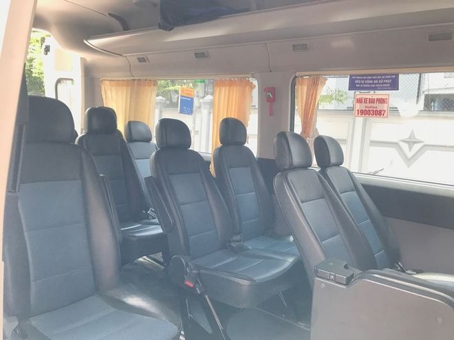 Xe Bảo Phong Limousine Nội thất Ghế ngồi 16 chỗ