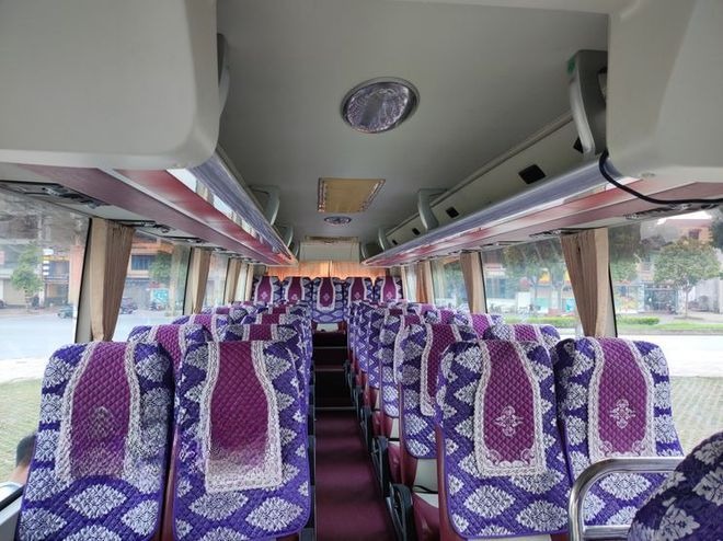 Xe Cát Bà Open Bus Ghế ngồi Tiện ích Nội thất Ghế ngồi 34 chỗ