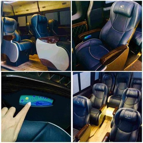Xe Cát Thiên Hải Limousine Ghế ngồi Nội thất Limousine 12 chỗ Massage
