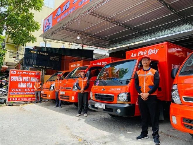 Xe An Phú Quý Mặt trước xe Giường nằm 34 chỗ (Có WC)