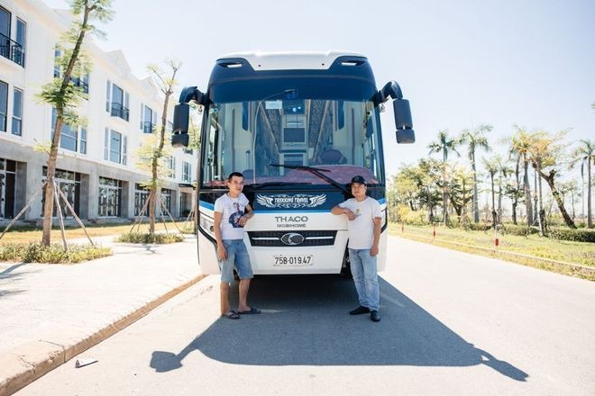 Xe KT Travel Huế Mặt trước xe Limousine 32 giường (WC)