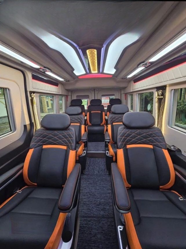 Xe Hải Vân Travel Ghế ngồi Nội thất VIP Limousine 9 chỗ