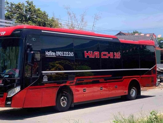 Xe Kim Chi 265 Bên hông xe Giường nằm 44 chỗ