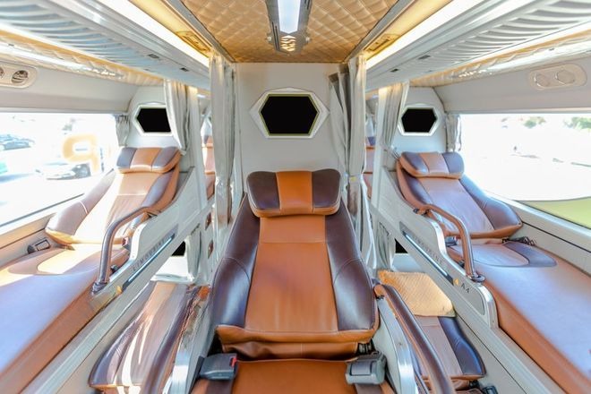 Xe Phong Phú Nội thất Tiện ích Xe giường nằm 34 chỗ