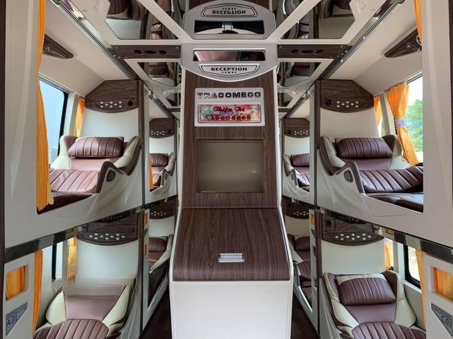 Xe Thiện Trí Giường nằm Tiện ích Nội thất Limousine giường nằm 34 chỗ PIKACHU
