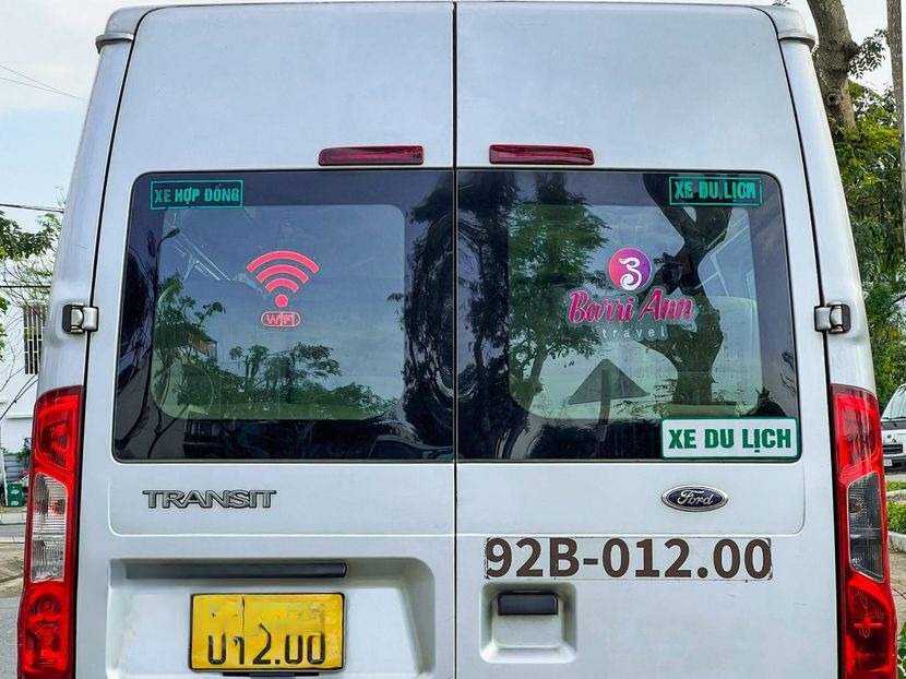 Xe Barri Ann Travel Mặt sau xe Ghế ngồi 16 chỗ (mới)