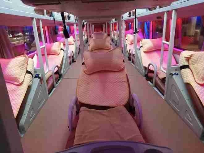 Xe Hà Sơn (Vinh - Sapa) Nội thất Tiện ích Giường nằm 44 chỗ