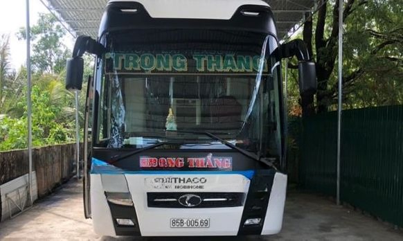 Xe Trọng Thắng Mặt trước xe 