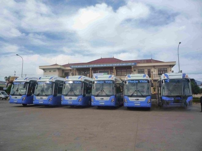 Xe Thuận Tiến Mặt trước xe Giường nằm 44 chỗ