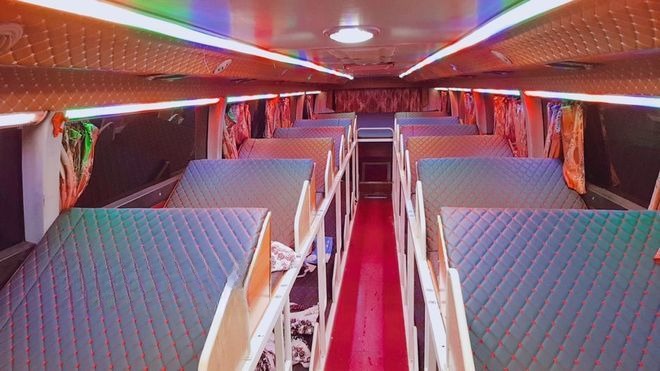 Xe SANI Express Giường nằm Tiện ích Giường nằm đôi 21 giường