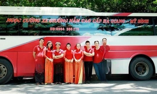 Xe Ngọc Cường Bên hông xe Giường nằm 40 chỗ