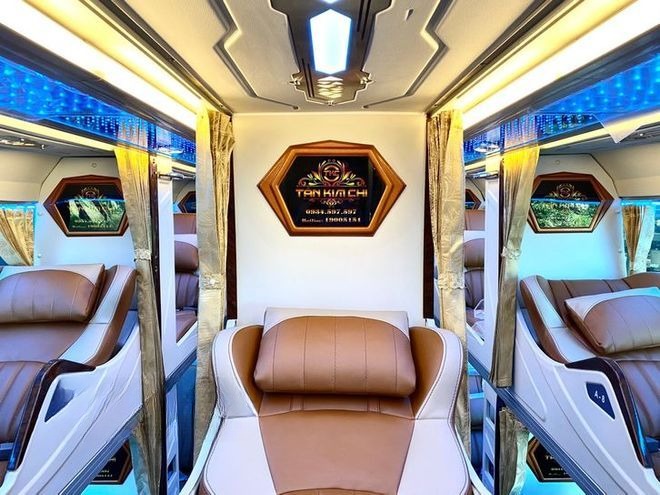 Xe Tân Kim Chi Giường nằm Nội thất Limousine 34 Giường VIP