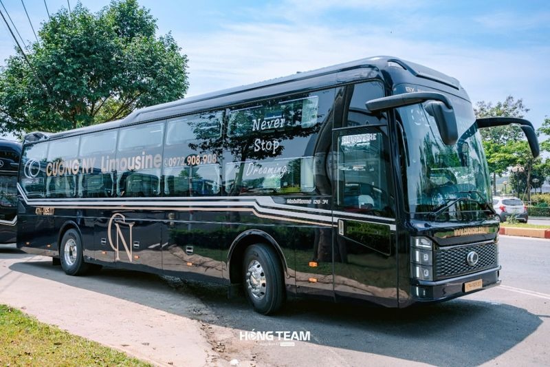 Xe Cường Ny Bên hông xe Giường nằm VIP 22 chỗ