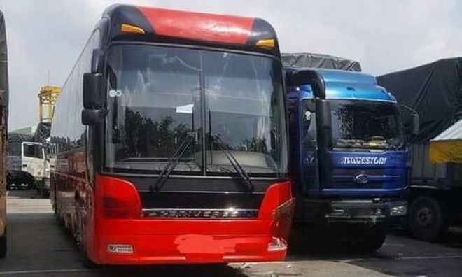 Xe Hưng Thịnh (Vũng Tàu) Mặt trước xe Giường Nằm 46 chỗ