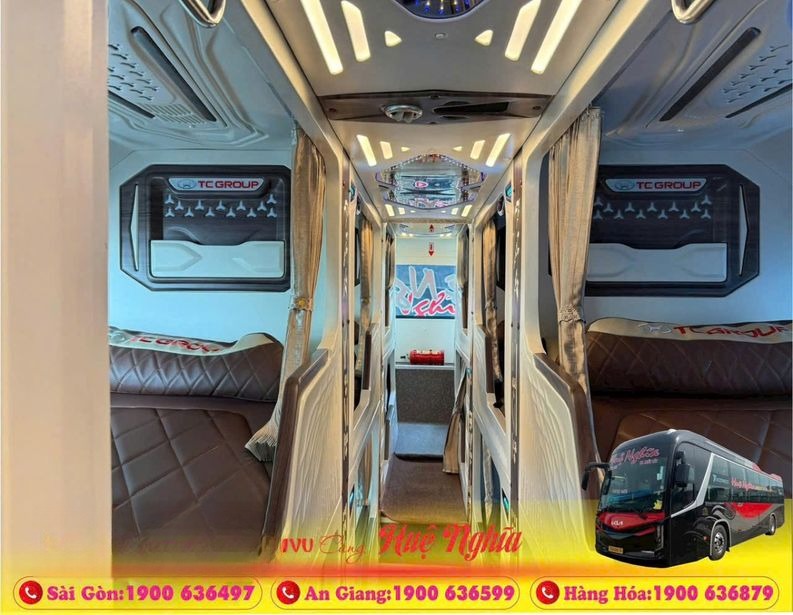 Xe Huệ Nghĩa Nội thất Limousine 24 Phòng