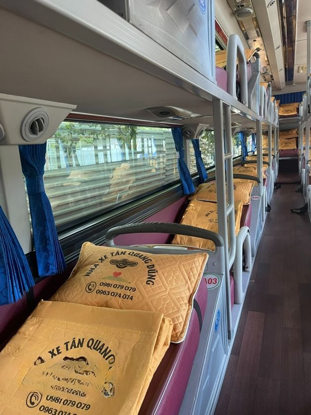 Xe Tân Quang Dũng Limousine Giường nằm Tiện ích Nội thất Giường nằm 36 giường