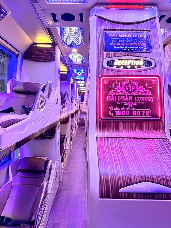 Xe Hải Luân Nội thất Limousine 34 giường