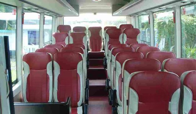 Xe Good morning Cát Bà Ghế ngồi Tiện ích Nội thất Ghế ngồi 29 chỗ