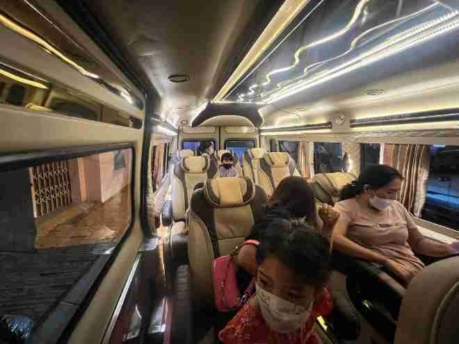 Xe Quỳnh Như (Phan Rang) Nội thất Limousine 9 chỗ