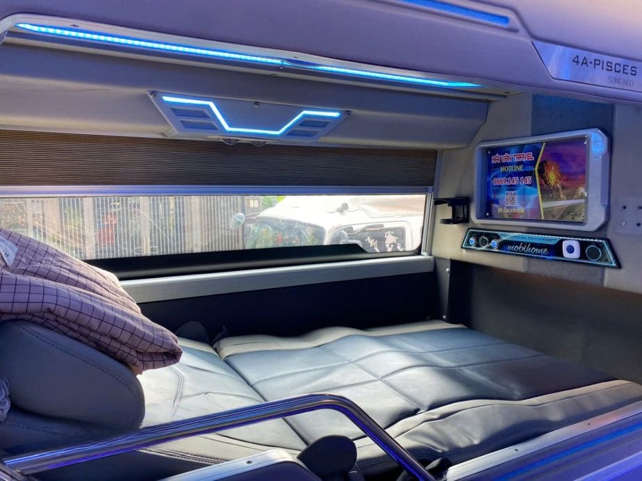 Xe Hải Vân Travel (Đà Nẵng) Giường nằm Tiện ích Limousine giường nằm 22 phòng