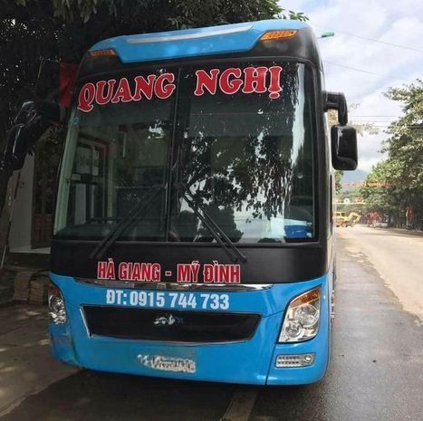 Xe Quang Nghị Mặt trước xe 