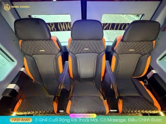 Xe Hùng Vương Limousine Nội thất Ghế ngồi Limousine 12 chỗ