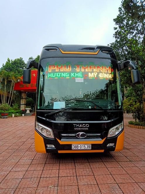 Xe Phú Thành Mặt trước xe Giường nằm 44 chỗ