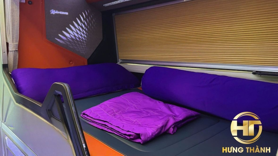 Xe Thành Hưng (Bình Định) Giường nằm Nội thất Tiện ích Limousine 24 Phòng