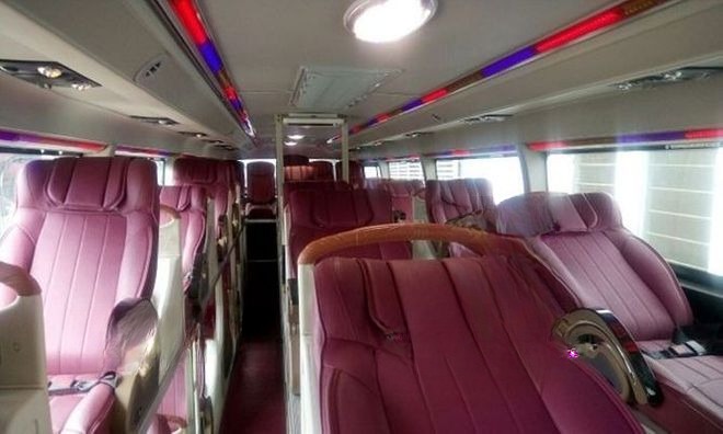 Xe Quý Trung Nội thất Giường nằm 44 chỗ