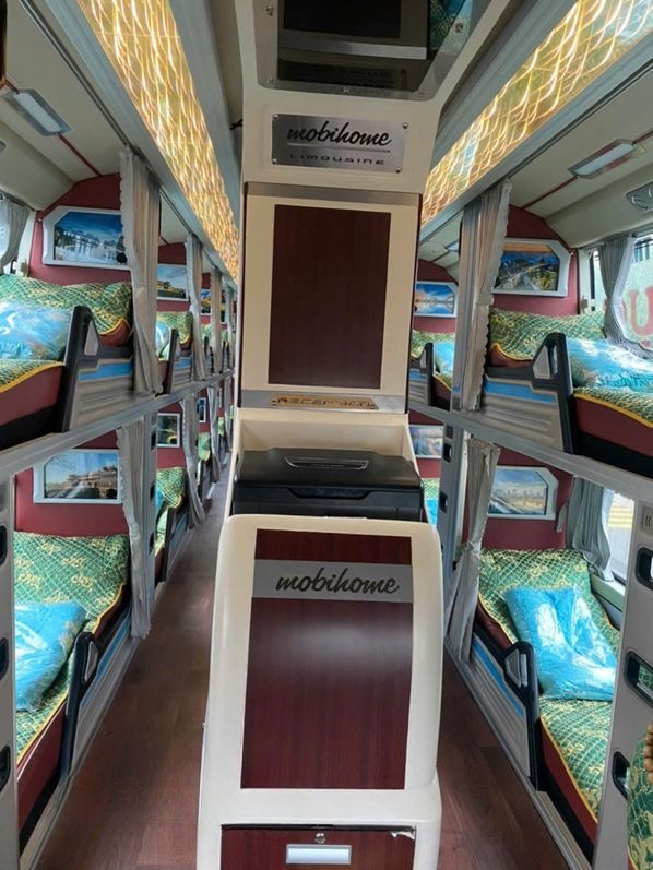 Xe Hùng Thục (Nghệ An) Tiện ích Giường nằm Nội thất Limousine 34 giường