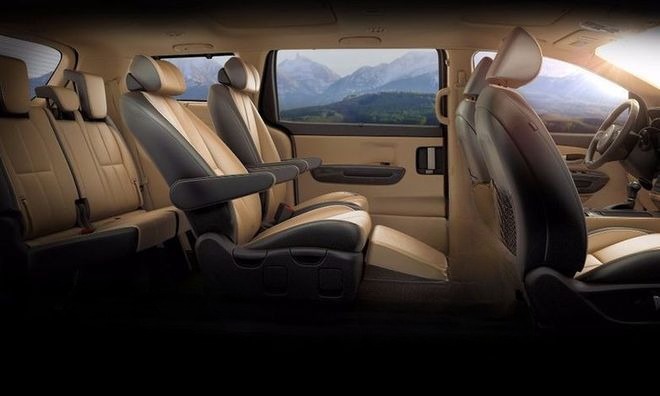 Xe Taxi Hoa Mai Nội thất Kia Grand Sedona 7 chỗ