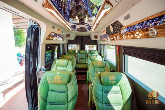 Xe Duy Khang Limousine Ghế ngồi Tiện ích 