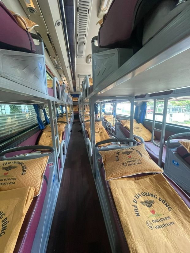 Xe Tân Quang Dũng Limousine Tiện ích Nội thất Giường nằm 36 giường