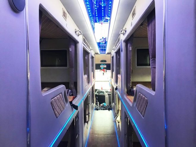 Xe Tuấn Thành Nội thất Limousine giường nằm 22 chỗ 