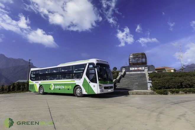 Xe Green Bus Bên hông xe Giường nằm 40 chỗ