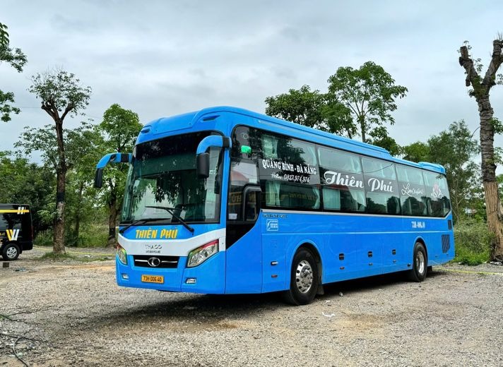 Xe Thiên Phú (Quảng Bình) Mặt trước xe Bên hông xe Sơ đồ 34 giường