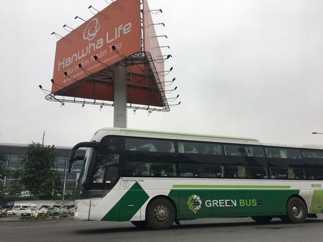 Xe Green Bus Bên hông xe Giường nằm 40 chỗ
