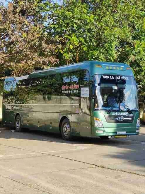 Xe Thanh Thắng (Sơn La) Bên hông xe Giường nằm 40 chỗ